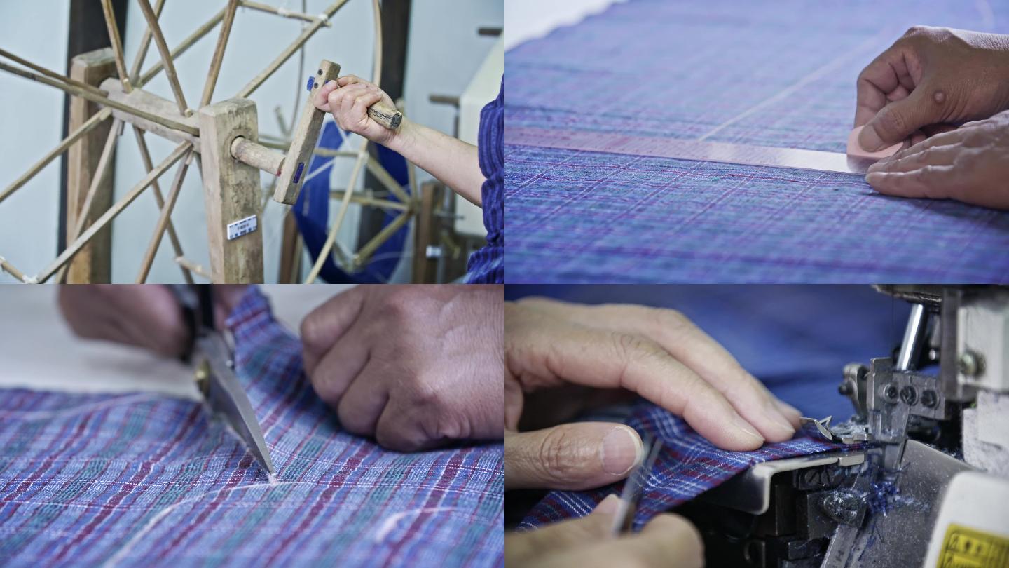 【原创】纺织染布制作布素材特写