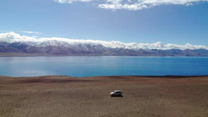 西藏湖泊当惹雍措航拍