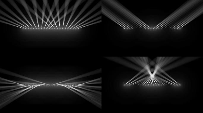 4K22灯白色动感舞台射灯摇摆探照灯光C