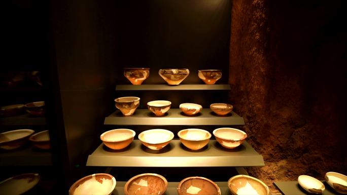 仰韶文化博物馆彩陶花纹陶器C