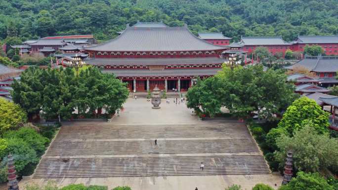 福州旗山万佛寺东南亚第一大佛教圣地寺庙