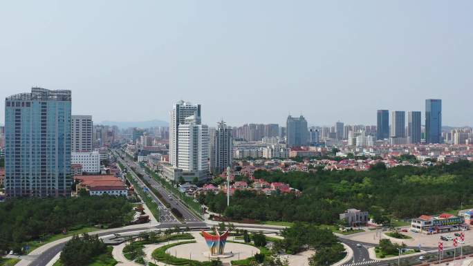 山东烟台开发区城市风光