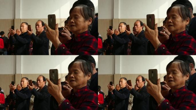 老年人智能手机拍照录像摄影短视频幸福生活