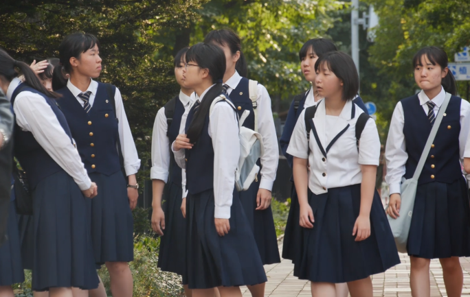 日系校服 日本中学生 日本城市