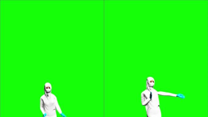 竖屏绿幕抠像素材，短视频