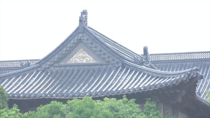 建筑 古建筑 中国风行宫阁楼空镜A009