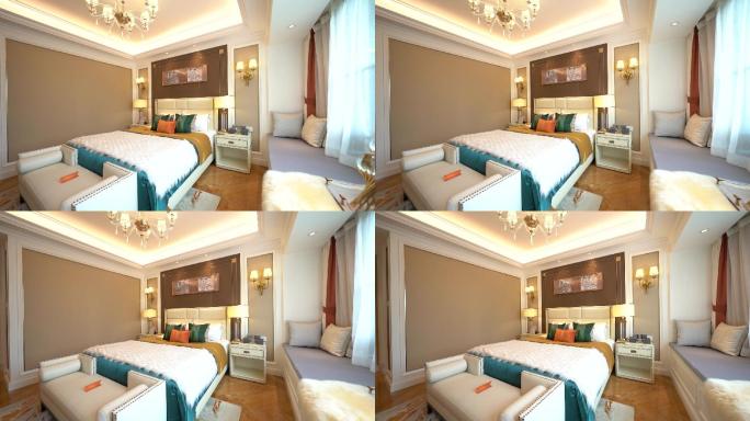 房地产样板间卧室客厅厨房卫生间阳台实拍