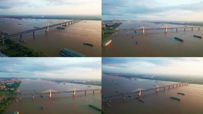 安徽芜湖长江大桥航拍