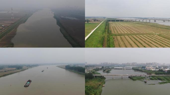 安徽河流航拍