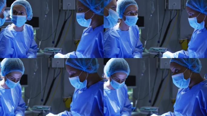 医护人员工作场景医生做手术医生手术室手术