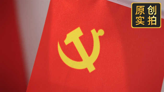4K红色 党 党建党徽100周年素材V1