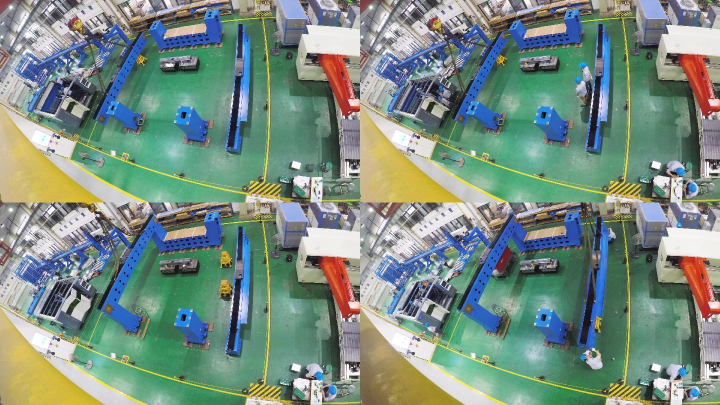 工厂车间 数控机床 工业科技 机械加工