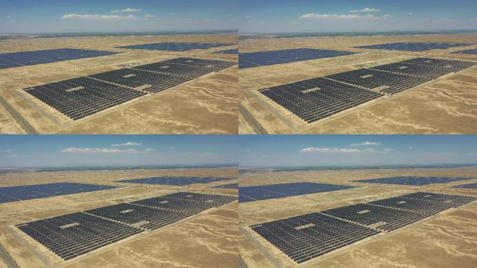 原创 甘肃戈壁沙漠太阳能光伏发电能源