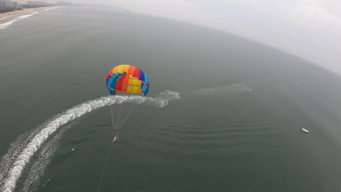 海上运动穿越机海边GOPRO