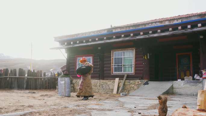 藏民家园 生活素材 自然风光