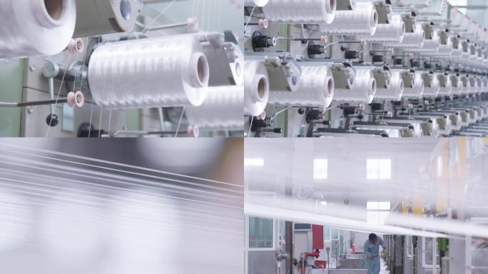 工厂车间 生产线 化纤材料 化工制造