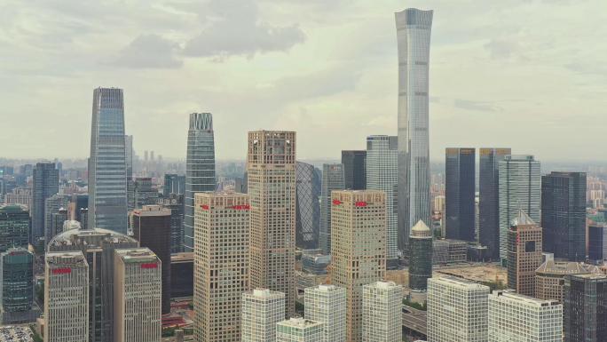北京航拍国贸CBD中国尊央视大楼北上广