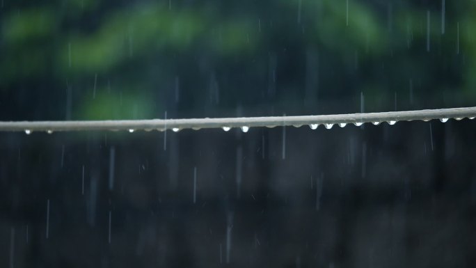 下雨素材