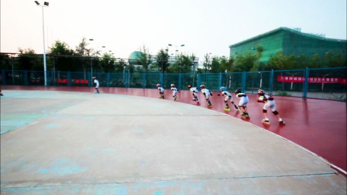 儿童 滑轮鞋 体育运动 强身健体