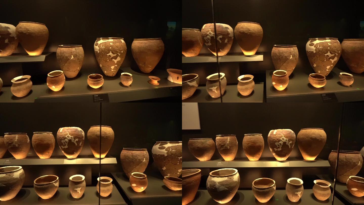 博物馆仰韶文化彩陶器展览B