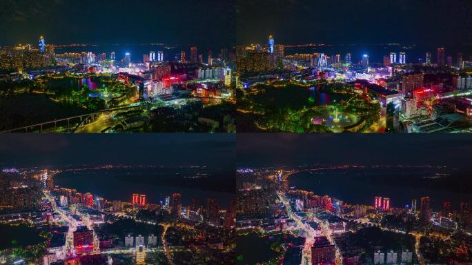 安徽芜湖城市夜景延时