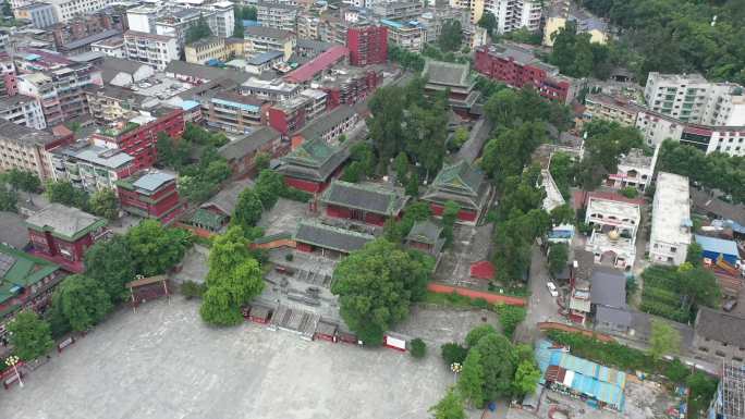 四川省平武县报恩寺报恩寺4K航拍