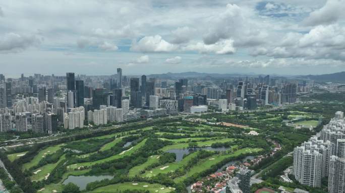 深圳市南山区沙河高尔夫球会 航拍