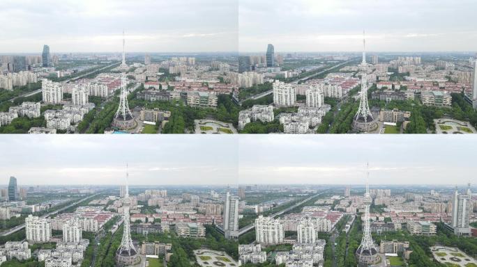 上海奉贤区电视台地标建筑奉贤档案馆4K