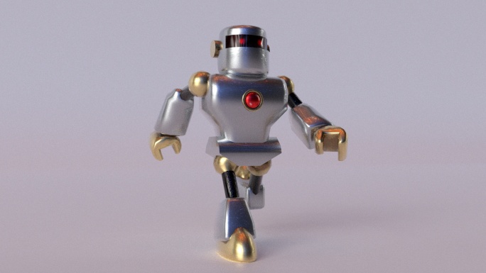 铁皮机器人-C4D模型