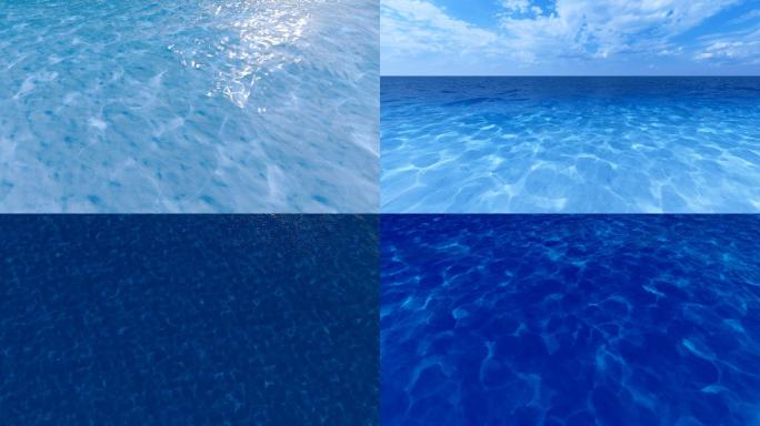 4K 大海水波泛起涟漪