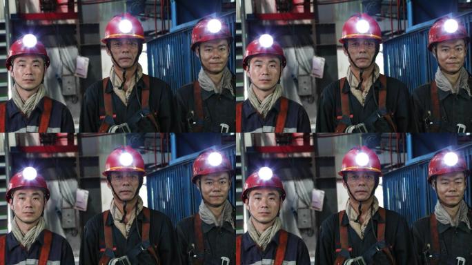 煤矿工人肖像
