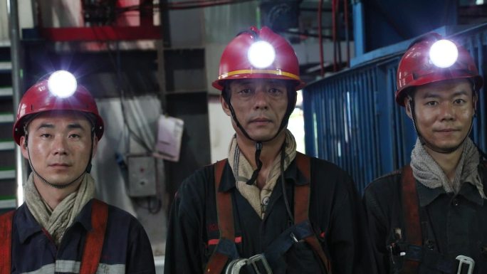煤矿工人安全帽矿灯