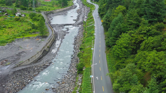 川西河流山川云雾合集