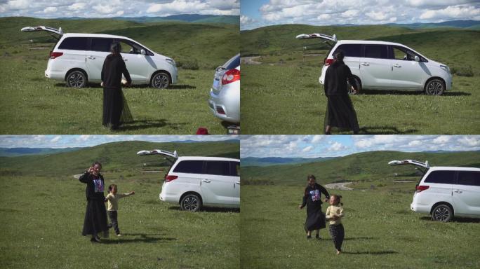 四川宣传片记录片阿坝藏族家庭生活跳舞摄影