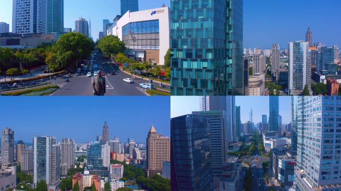 南京新街口航拍视角 中华商圈航拍