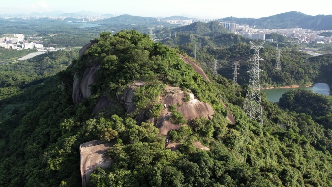 【正版素材】深圳凤凰山亚婆髻阿婆山