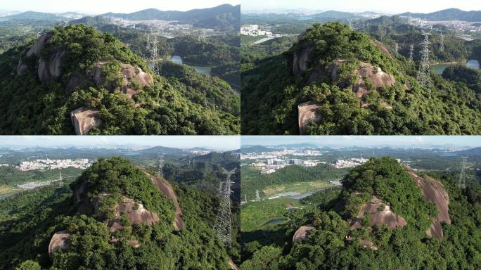 【正版素材】深圳凤凰山亚婆髻阿婆山