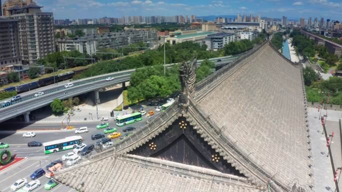 西安城墙各个城楼建筑