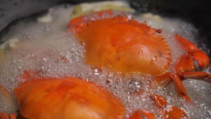 煮螃蟹青蟹海鲜美食清水A007