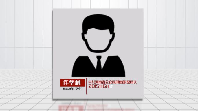 纪委反腐嫌疑人介绍AE模板