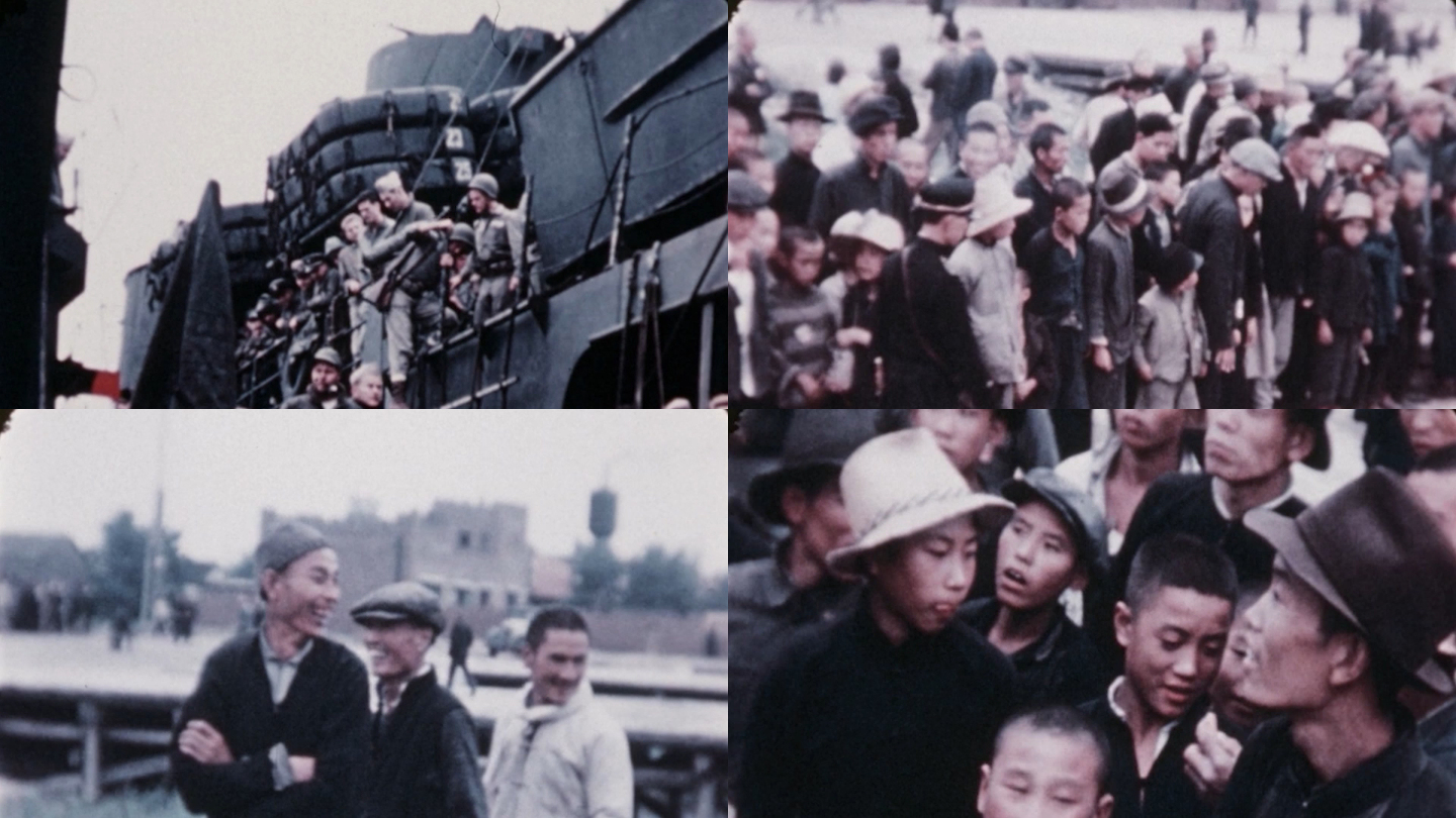 1945年美军抵达中国
