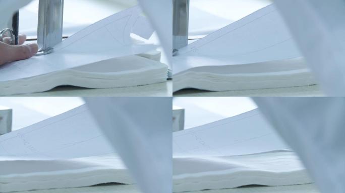 服装生产 服装熨烫 工厂工人