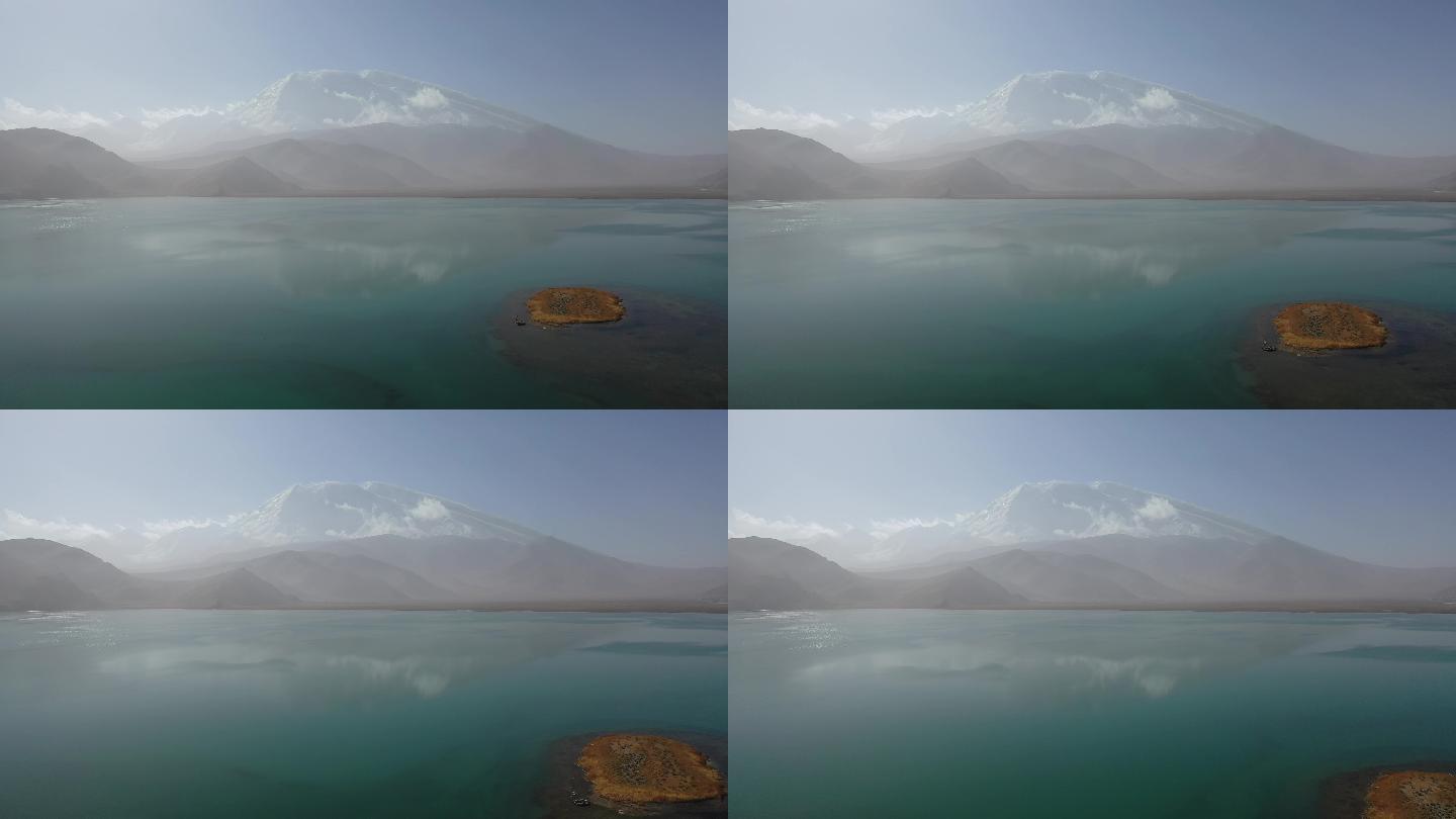 原创 新疆喀拉库勒湖慕士塔格峰雪山风光