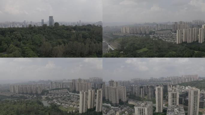 两江新区  航拍   城市 重庆 风景
