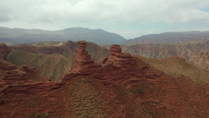 原创 甘肃张掖平山湖大峡谷自然风光航拍