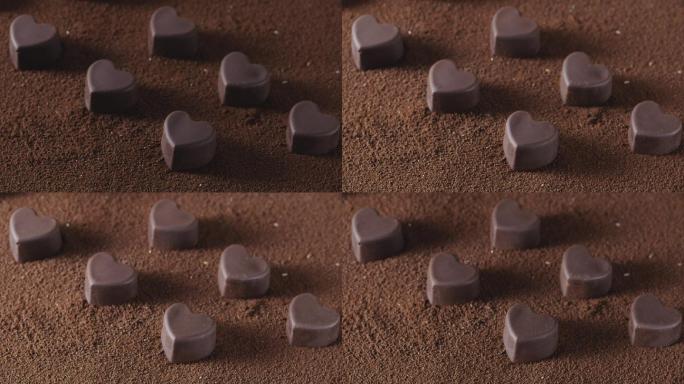 巧克力排列扫光展示