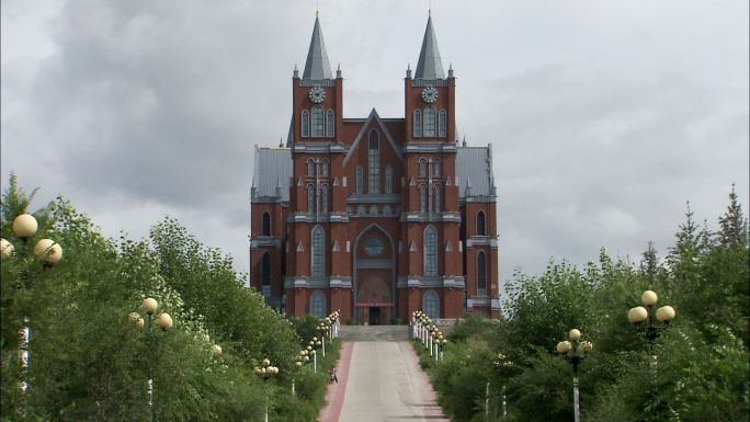 婚礼教堂 西式建筑 城堡