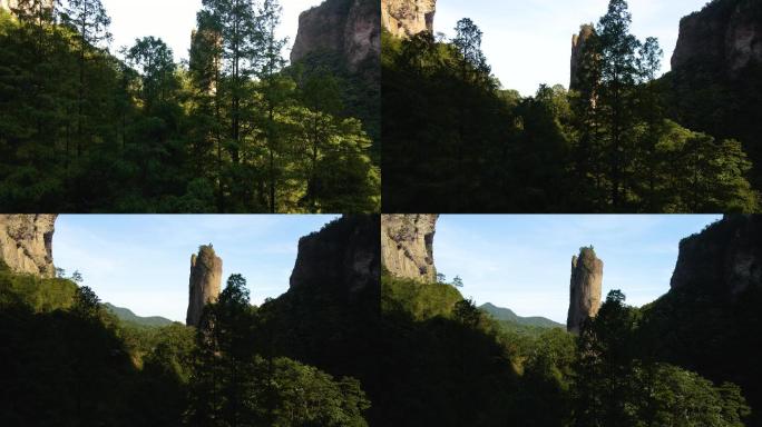 温州 雁荡山 乐清 旅游景区 航拍 奇山