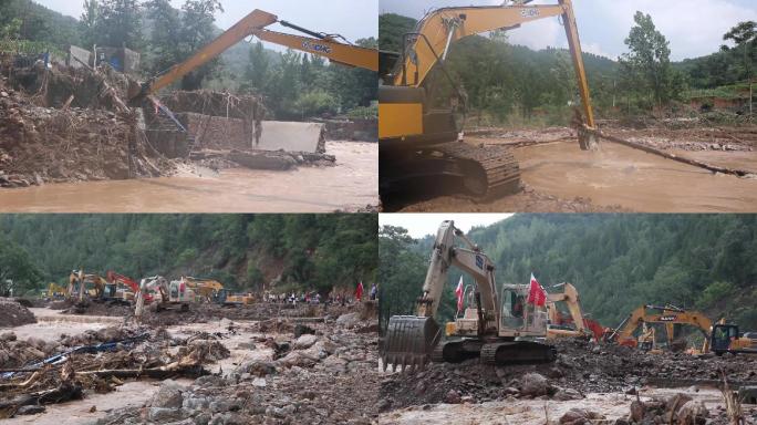 河南洪水挖掘机救援