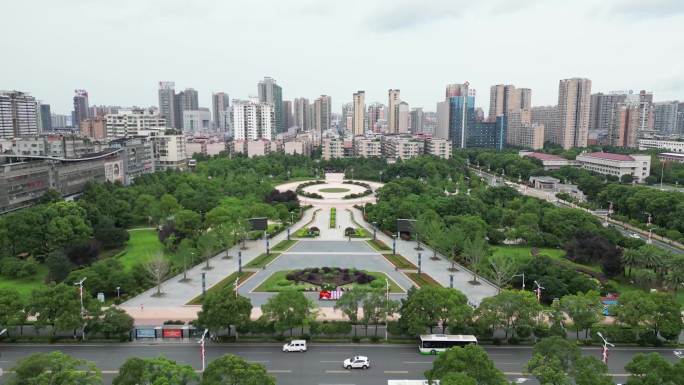 衡阳市 华新区 太阳广场 航拍